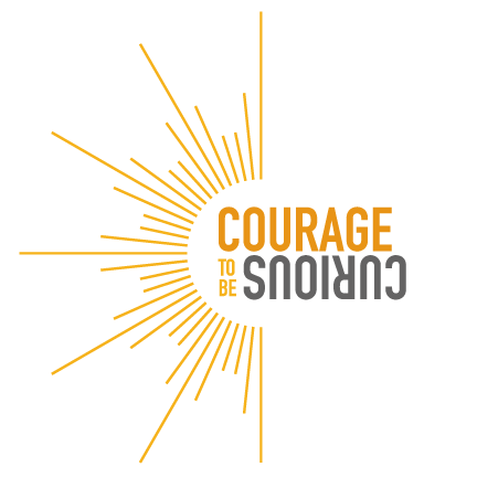 Courage to be curious logo